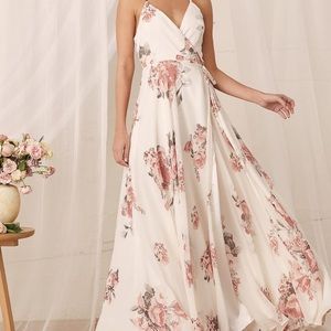 Lulu’s maxi wrap around dress